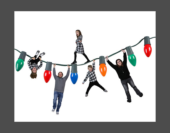 String,Of,Christmas,Lights,Isolated,On,White